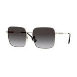 A pair of Burberry BE3119 11098G 58 Jude Unisex Sunglasses by Burberry Sunglasses is displayed against a white background.
