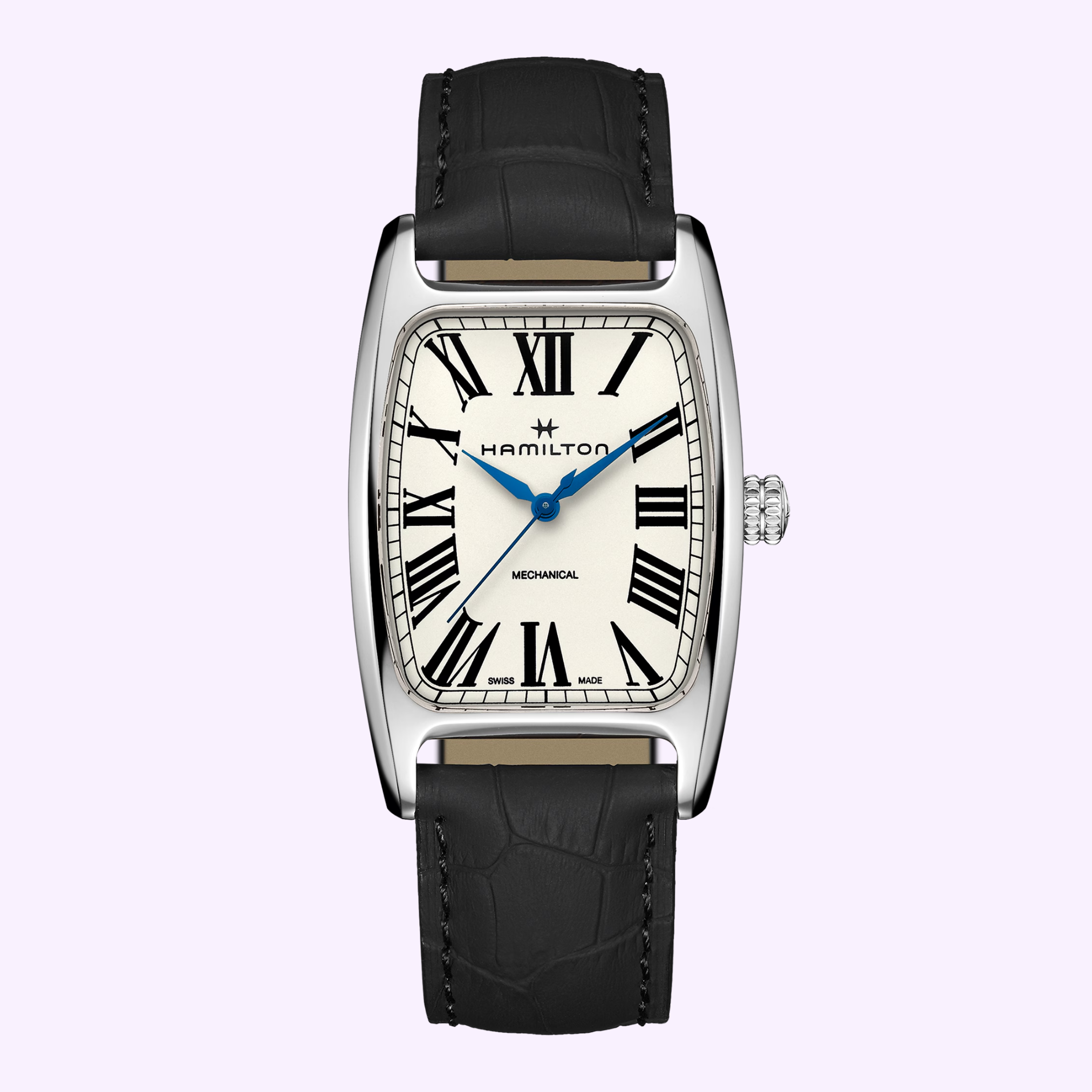 Hamilton American Classic Boulton Mechanical H13519711 white dial front view