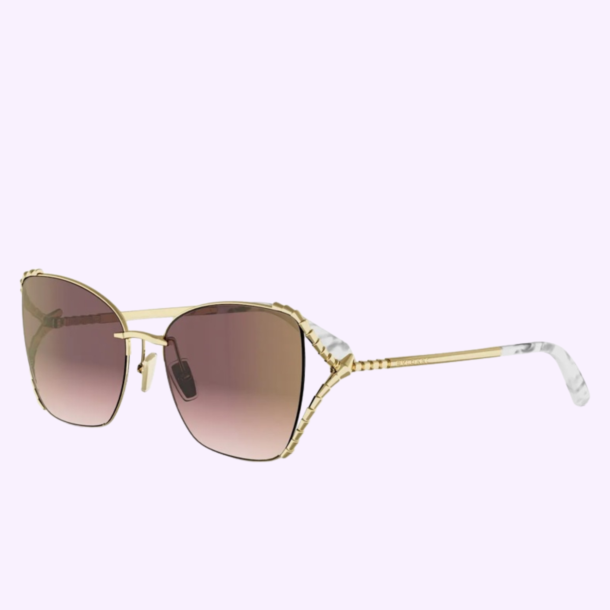 Angle View Bvlgari Sunglasses BV40081U 5630Z
