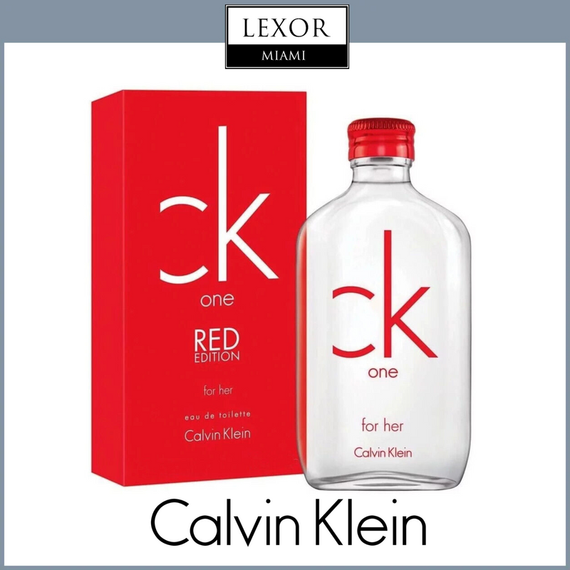 Calvin Klein CK One Red Edition 1.7 oz EDT for Women Perfume