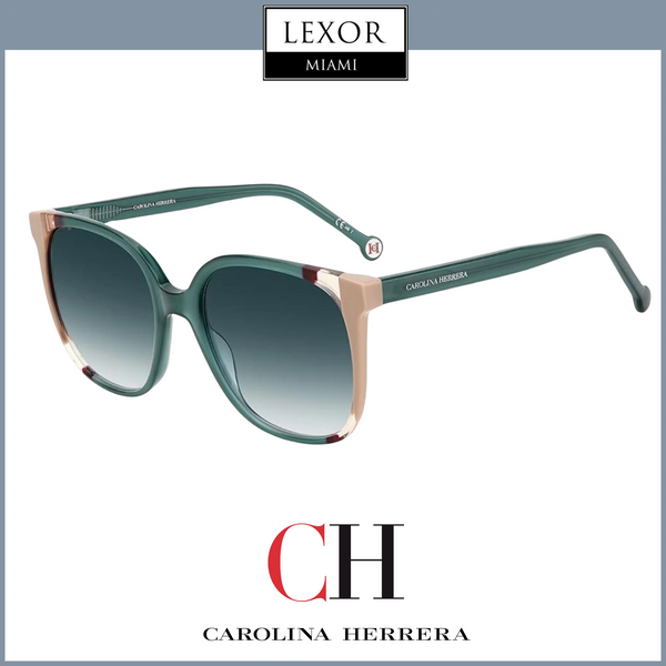 Carolina Herrera 0062/S 0HBJ Teal Brown Woman's Sunglasses