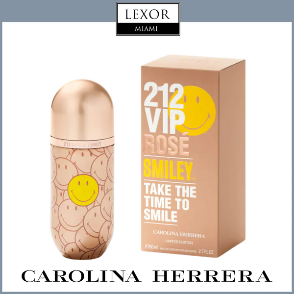 Carolina Herrera 212 VIP ROSE 2.7 EDP SMILEY LIMITED EDITION Women Perfume