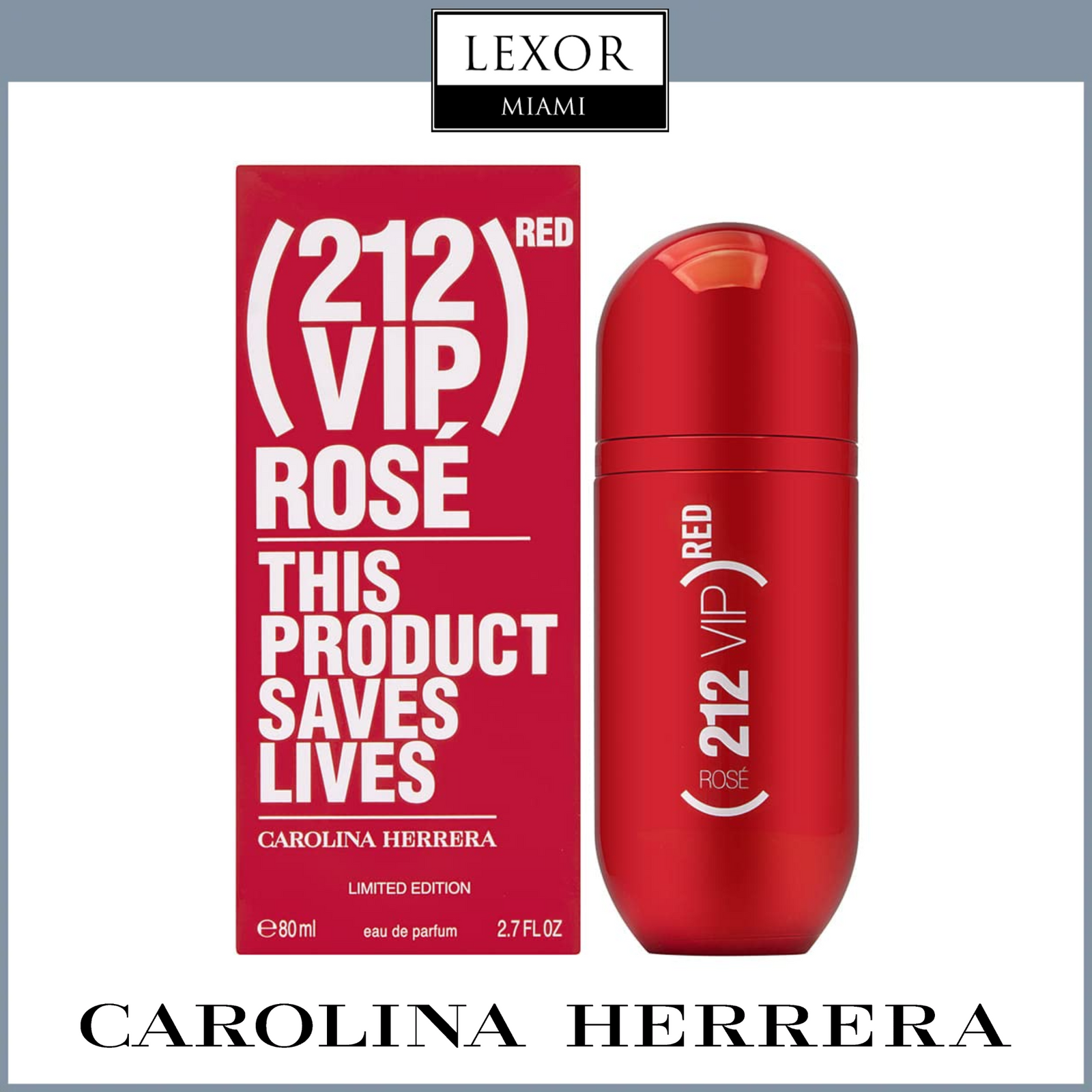 Perfume de mujer Carolina Herrera 212 VIP Rose Red Limited EDP