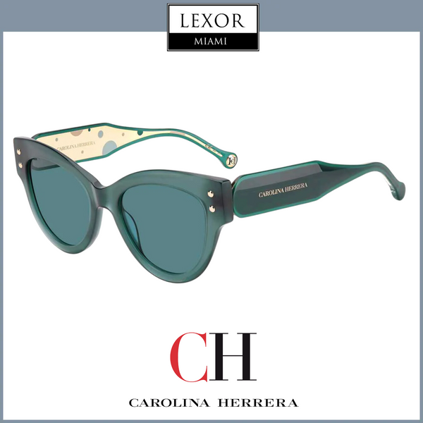 Carolina Herrera CH0009/S 0ZI9 Teal 54-19-145 Women Sunglasses
