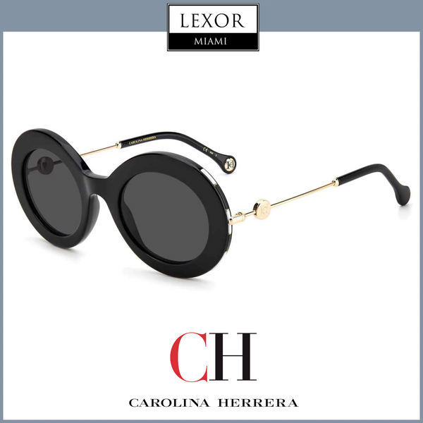 Carolina Herrera CH 0020/S 0807-IR BLACK Women Sunglasses