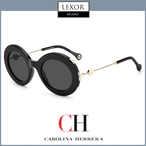 Carolina Herrera CH 0020/S 0807-IR PRETO Óculos de Sol Femininos