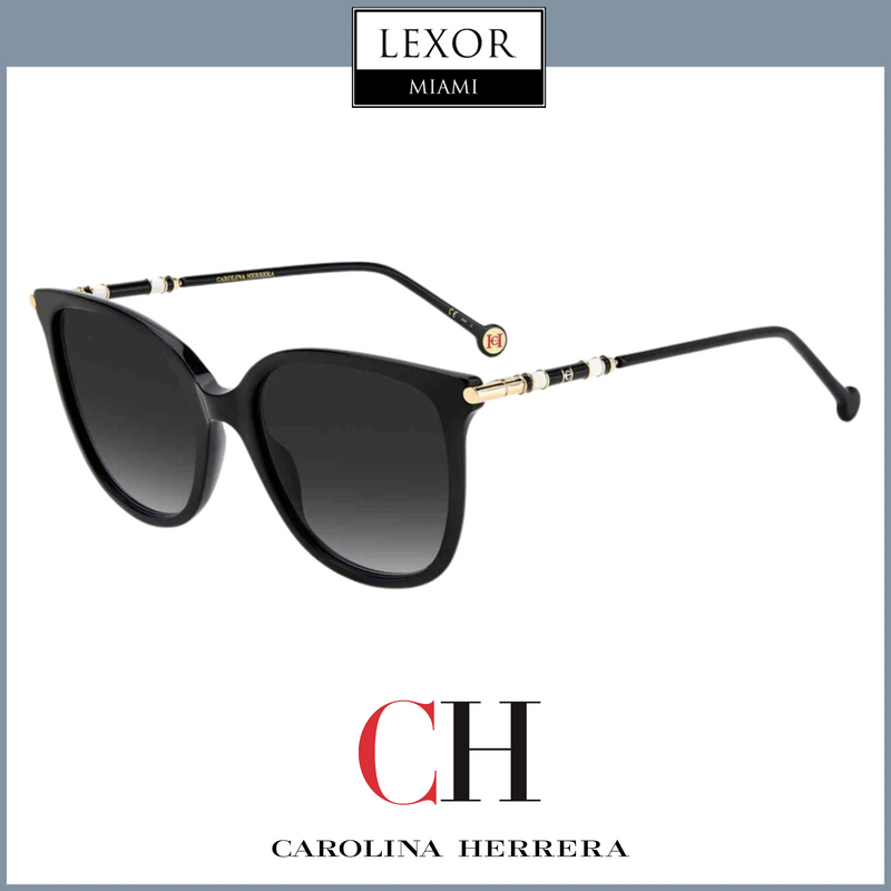 Carolina Herrera CH 0023/S 0807-90 BLACK  Women Sunglasses