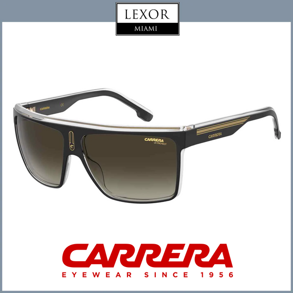 Óculos de sol masculinos CARRERA 22/N 02M2-HA PRETO-DOURADO