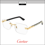 Cartier Exception CT0411O 003 57 Man Optical Frame
