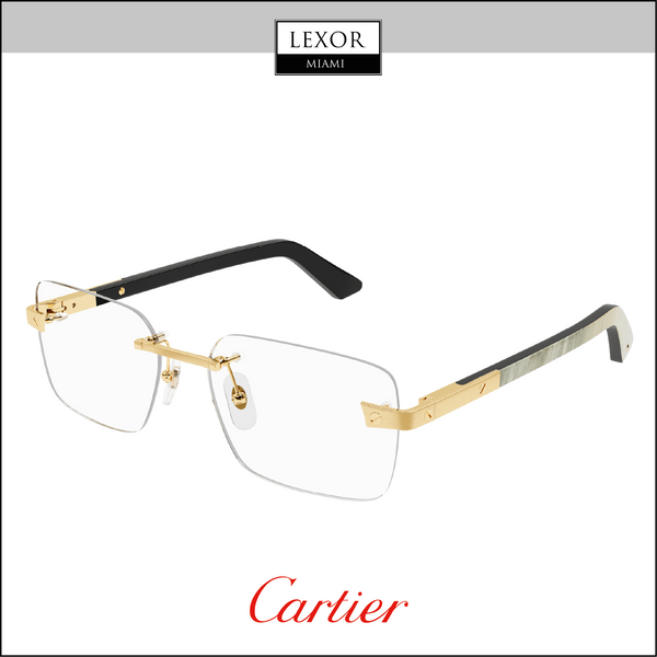 Cartier Exception CT0411O 003 57 Man Optical Frame