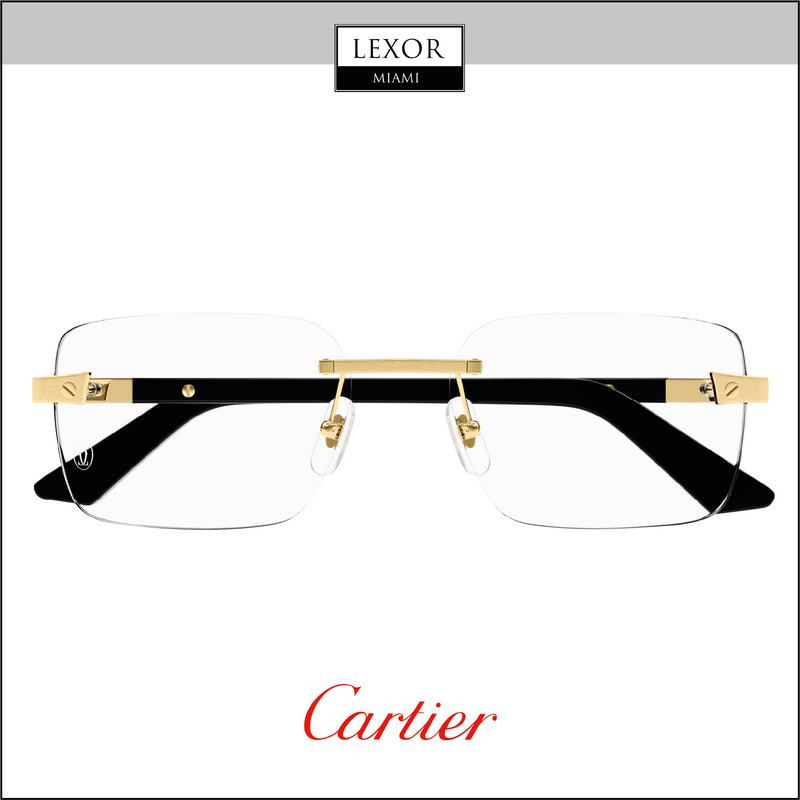 Cartier Exception CT0411O 003 57 Man Optical Frame