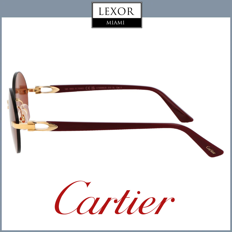 Cartier CT0005CS 010 Men Sunglasses