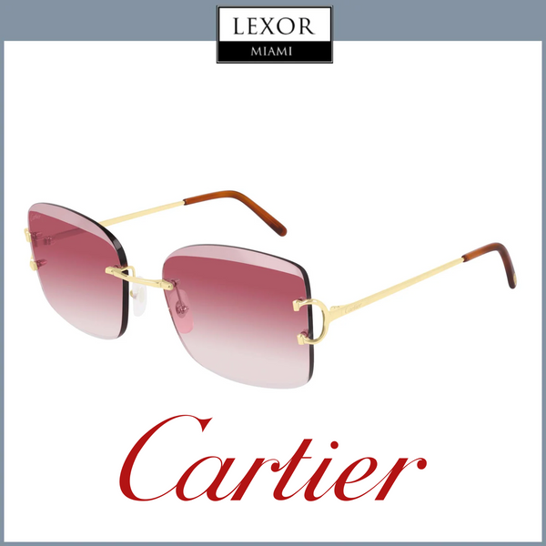 Cartier CT0007RS 001 57 Unisex Sunglasses