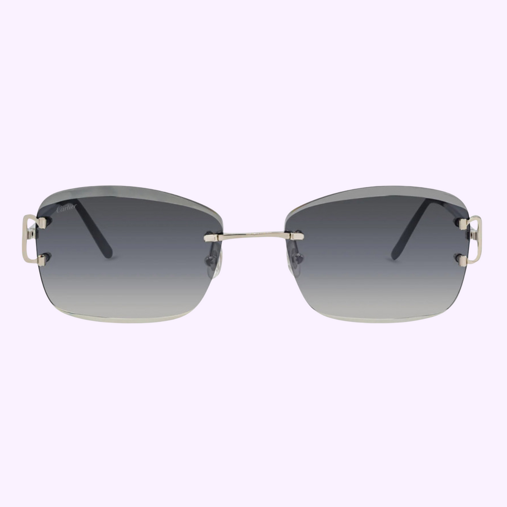 Cartier Ct0010 Rimless Cartier CT0010RS 001 57 Unisex Sunglasses – Lexor Miami