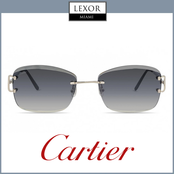 Cartier CT0010RS 001 57 Unisex Sunglass