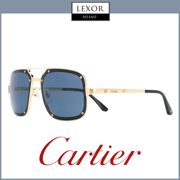 Cartier CT0194S-003 55 Sunglasses Men Metal