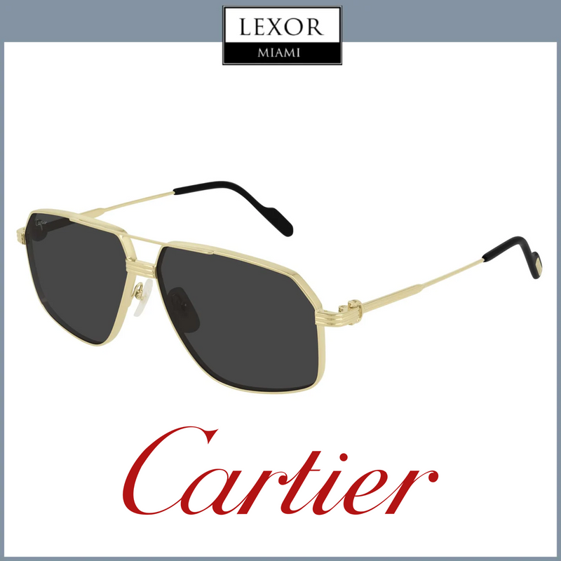 Cartier CT0270S 001 61 Man Metal Sunglasses