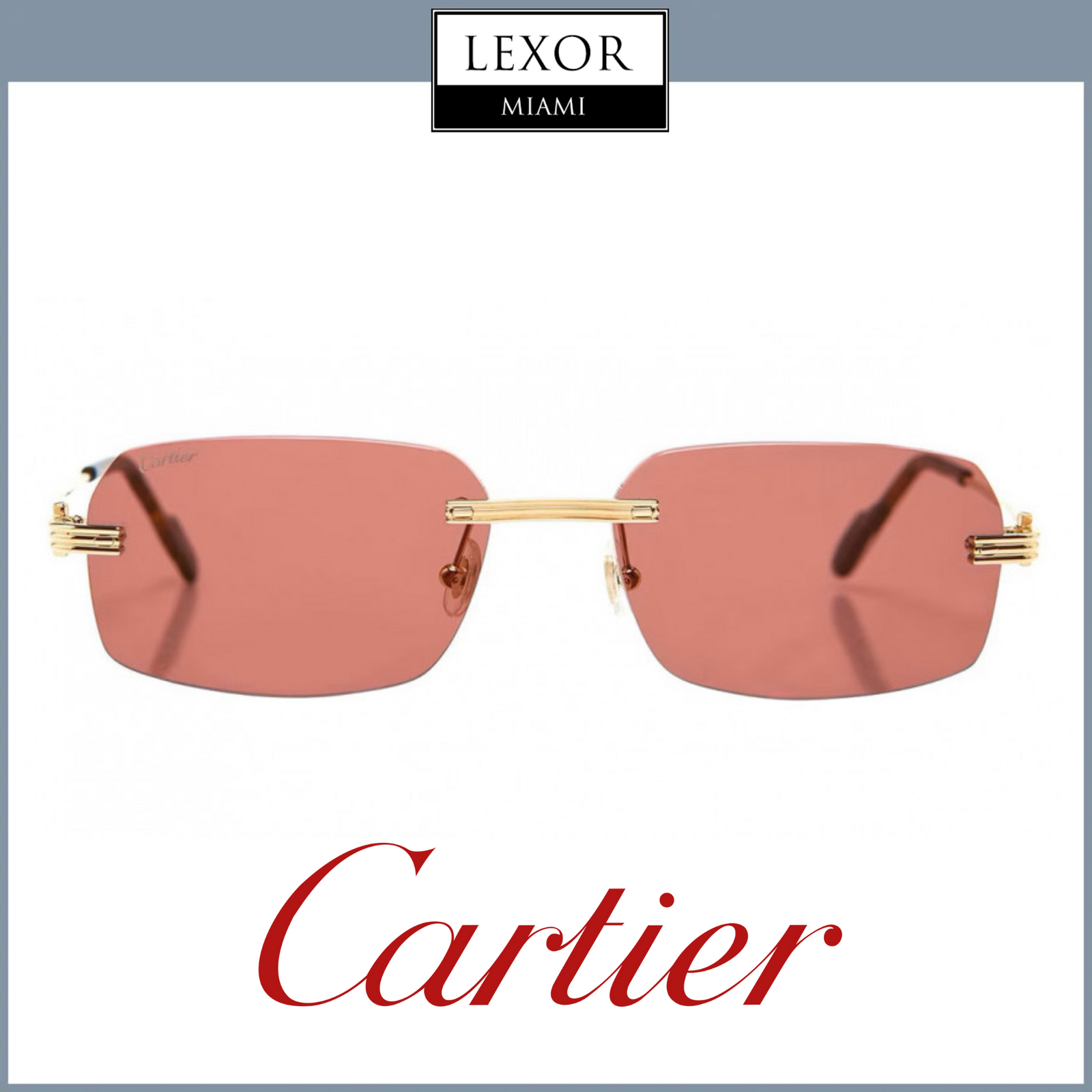 Cartier CT0271S 004 Unisex Sunglasses – Lexor Miami