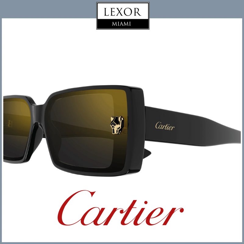 Cartier CT0358S 001 Unisex  Acetate Sunglasses