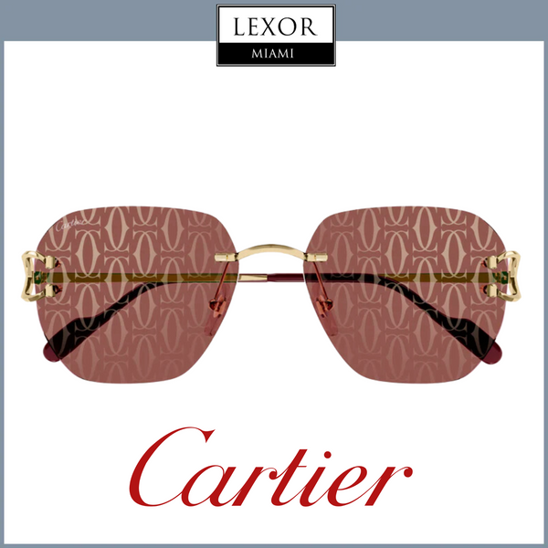 Cartier CT0394S 003 58 Sunglasses UNISEX METAL