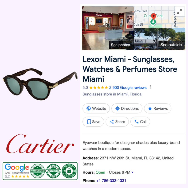 Cartier CT0395S-002 51 Sunglass MAN