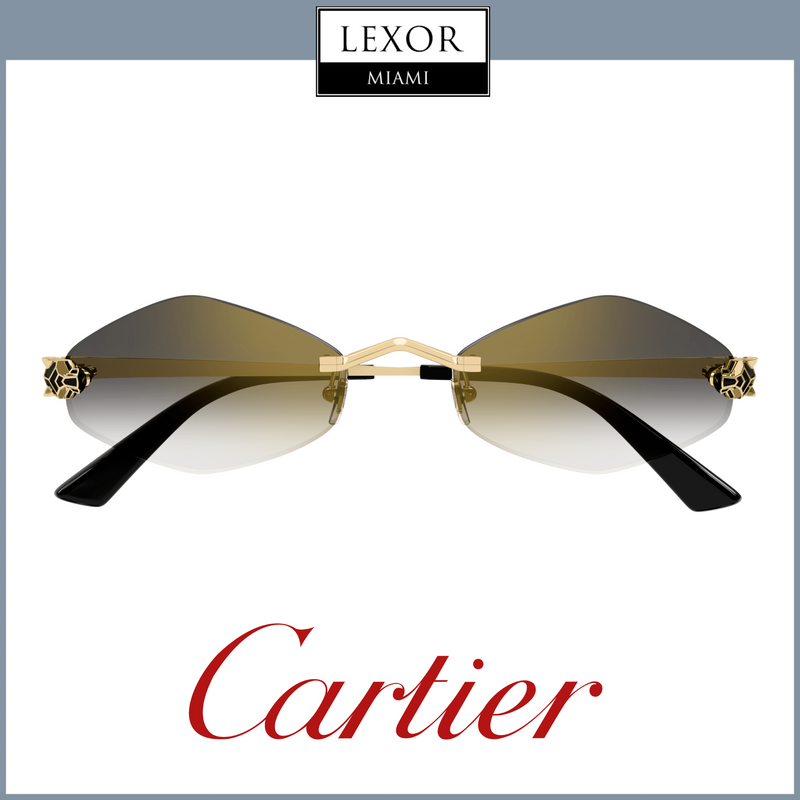 Cartier CT0433S-001 55 Sunglass WOMAN METAL