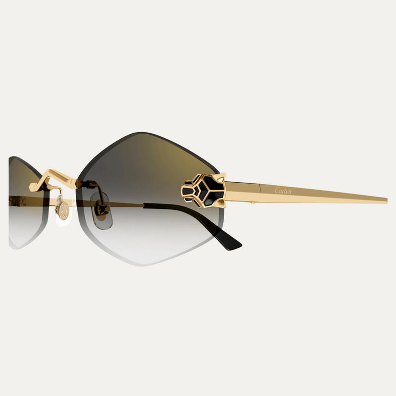 Cartier CT0433S-001 55 Sunglass WOMAN METAL