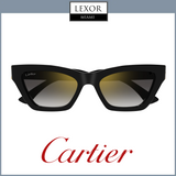 Cartier CT0437S-001 53 Woman Metal Sunglasses