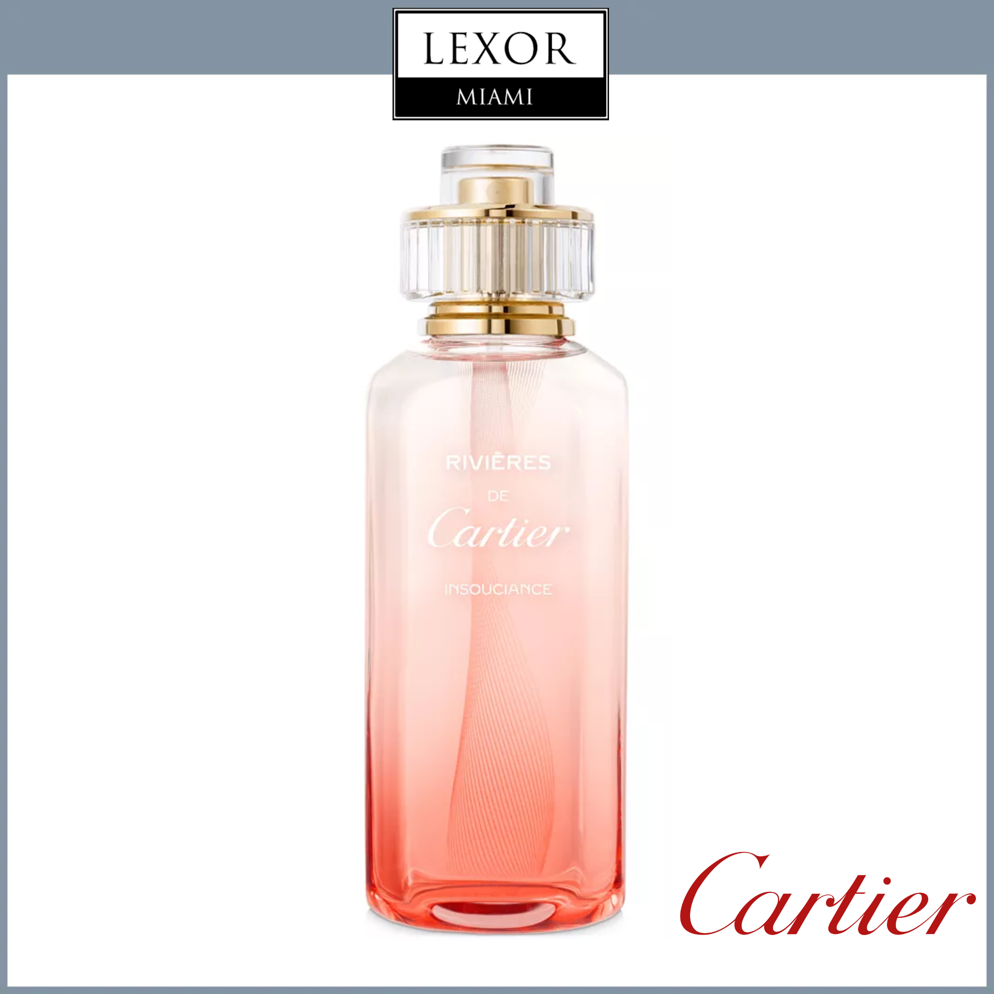 Cartier Rivieres De Cartier Insouciance 3.3 EDT Sp Unisex – Lexor Miami