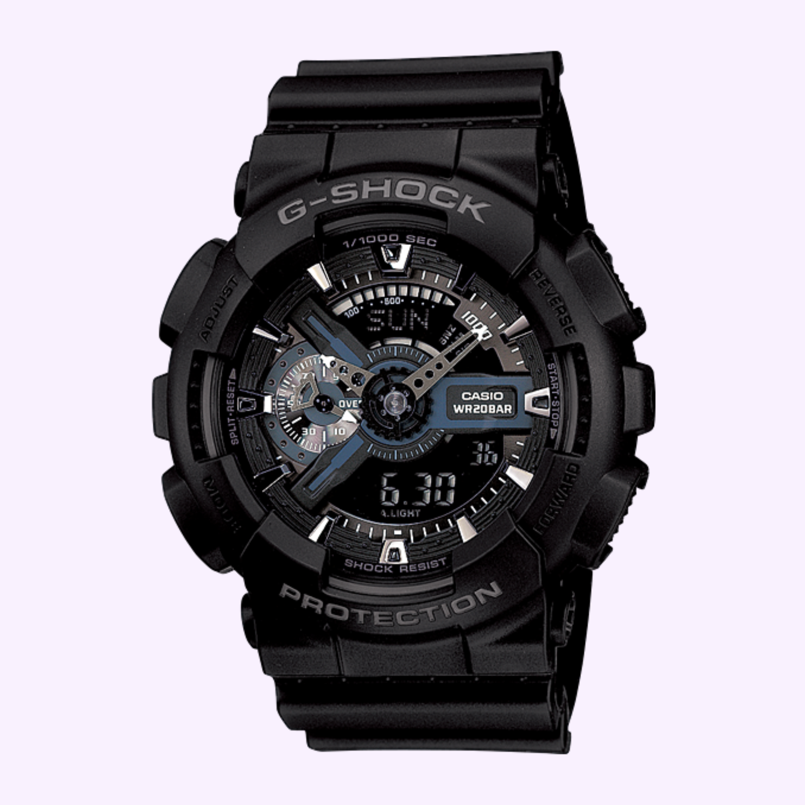 CASIO G-Shock Watch ANALOG-DIGITAL GA110-1B – Lexor Miami