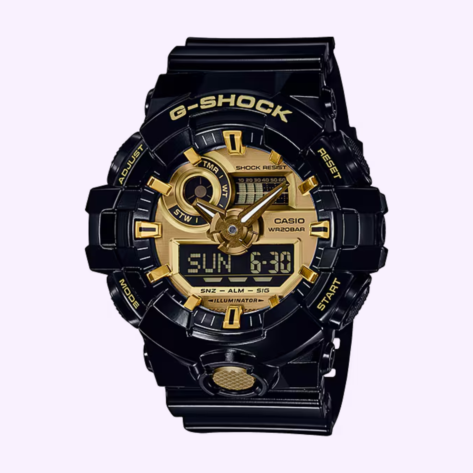 CASIO G-Shock Watch ANALOG-DIGITAL GA710GB-1A – Lexor Miami