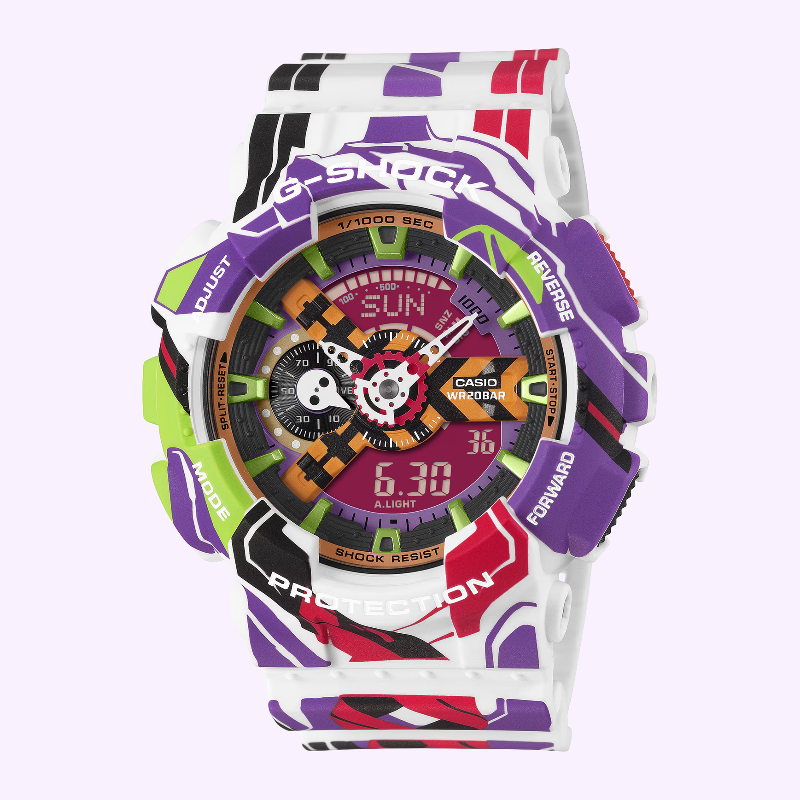 CASIO G Shock Watch G-SHOCK x EVANGELION 5600 SERIES GA110EVA307A
