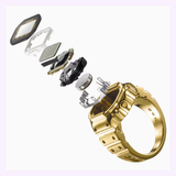 CASIO Gold Ring Watch CRW001G-9