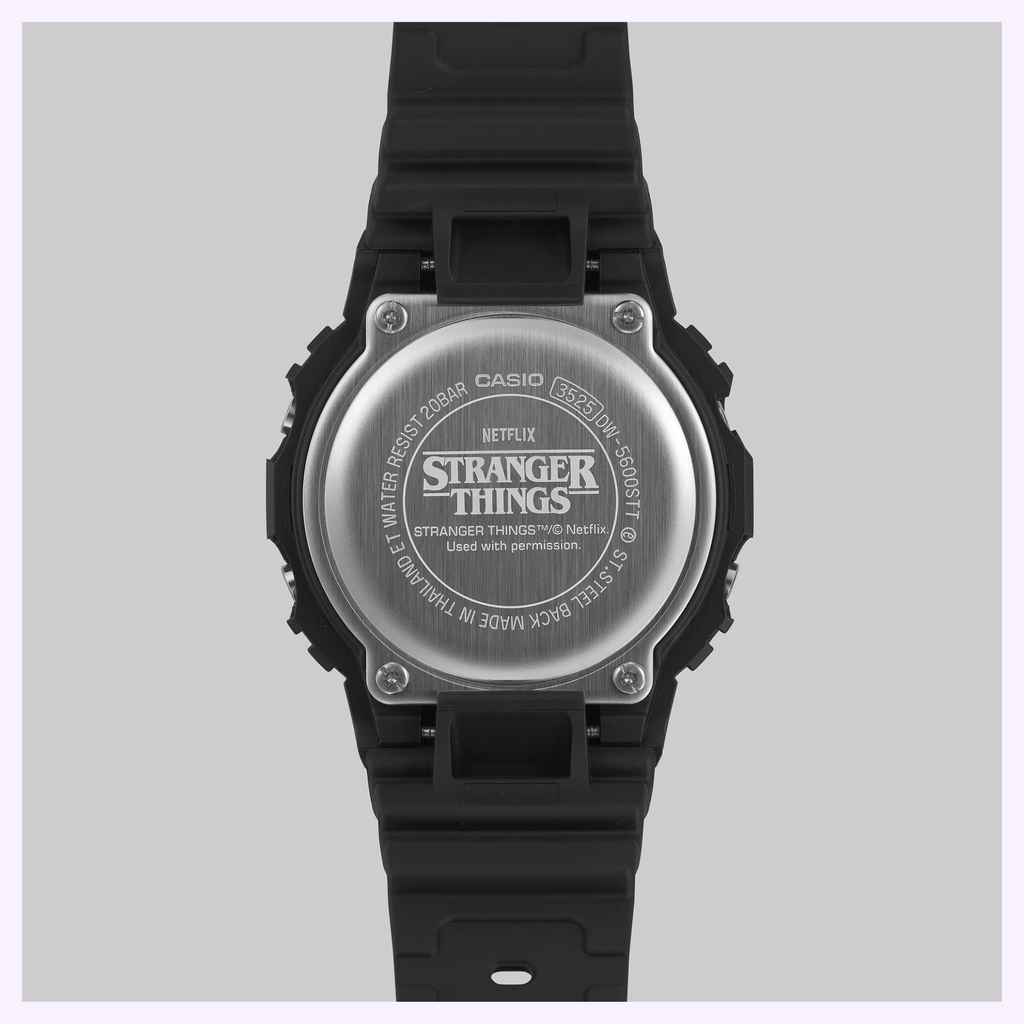 Casio G-Shock DW5600STT-1 Stranger Things Limited Edition Watch