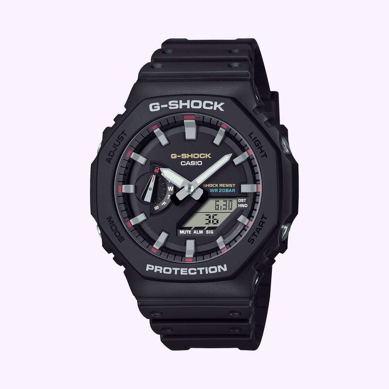 CASIO Watches ANALOG-DIGITAL Serie 2100 GA2100RL-1A  UPC: 889232397771