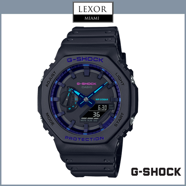 CASIO Watches DIGITAL ANALOG VIRTUAL BLUE Series GA2100VB-1A  UPC: 889232310886