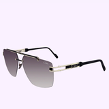 Angle View CAZAL 9107 C 002 62/11/140 BLK/S SG Unisex Sunglasses