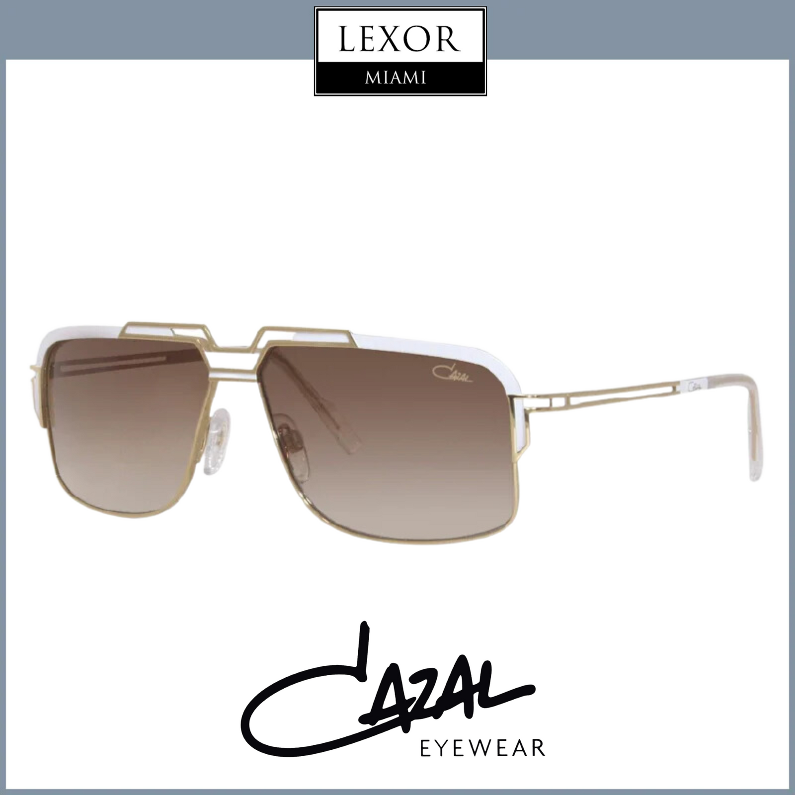 Cazal 9103-04 White-Gold Women Sunglasses – Lexor Miami