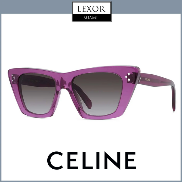 Celine CL40187I 5181Z Cat Eye Purple  Woman's Sunglasses
