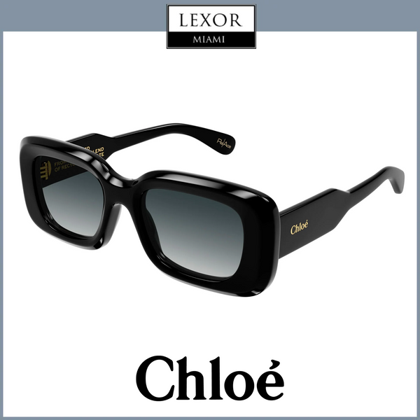 Chloe CH0188S 001 Óculos de sol femininos de acetato reciclado