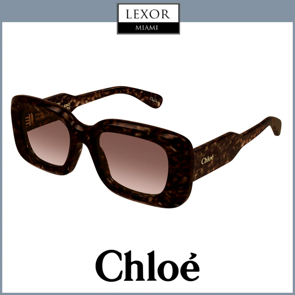 Chloe CH0188S 002 Óculos de sol femininos de acetato reciclado