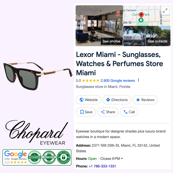 CHOPARD Sunglasses SCH365 55909P upc: 190605522011