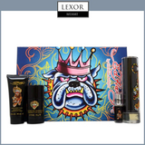 Christian Audigier Ed Hardy Gift Set, 4 pc 3.4 Oz EDT for Men Perfume