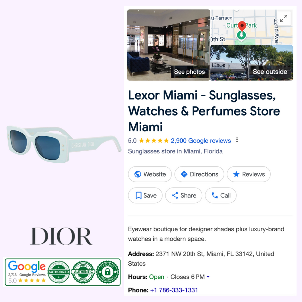 Christian Dior DIORPACIFIC S1U CD40098U 5384V Woman Sunglasses