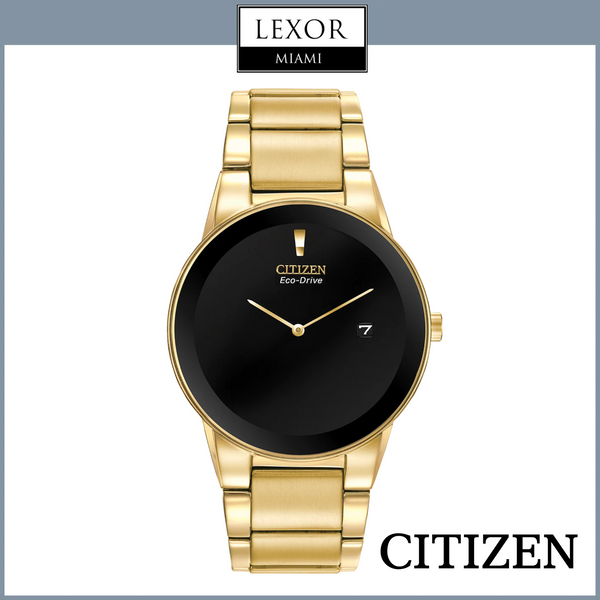 Citizen AU1062-56E Axiom Eco-Drive Gold Stainless Steel Strap Men Watches