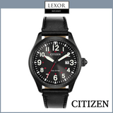 Relógios Citizen BM6835-15E Garrison Eco-Drive Preto Couro Pulseira Masculina