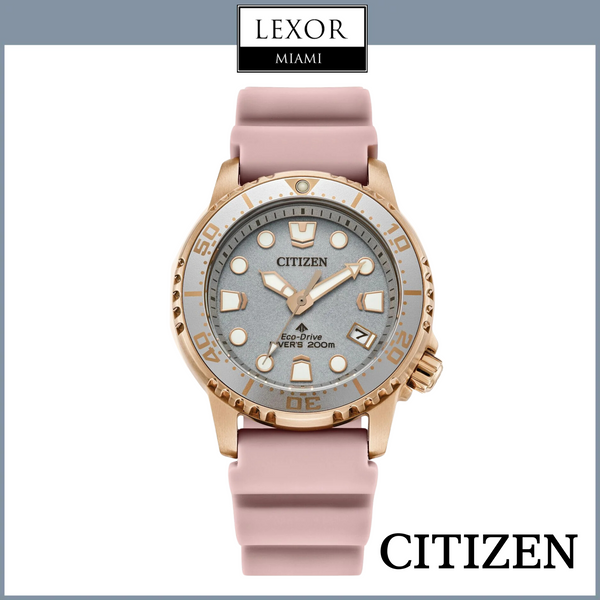 Citizen EO2023-00A Eco-Drive  Silicone Strap Woman Watches