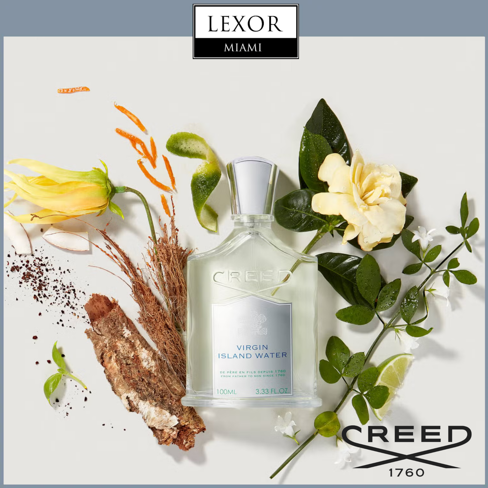 Creed Virgin Island Water 3.3oz. EDP Men Perfume – Lexor Miami Creed Virgin Island Water 3.3oz. EDP Men Perfume – Lexor Miami