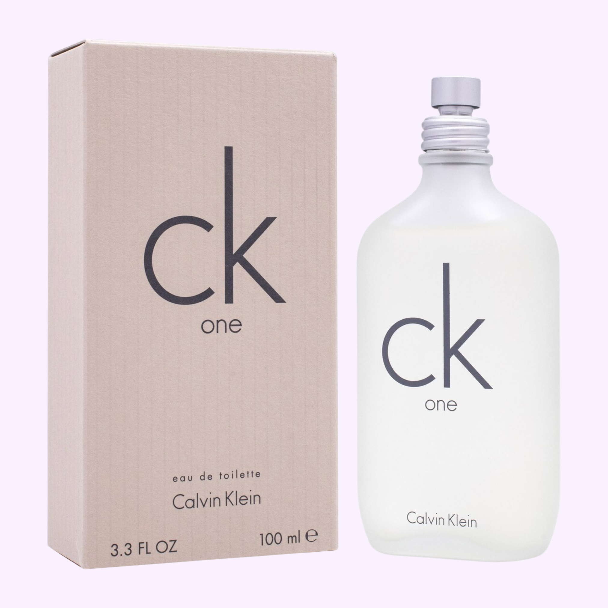 View With Box Calvin Klein CK One 3.3 EDT Sp Unisex New Packaging