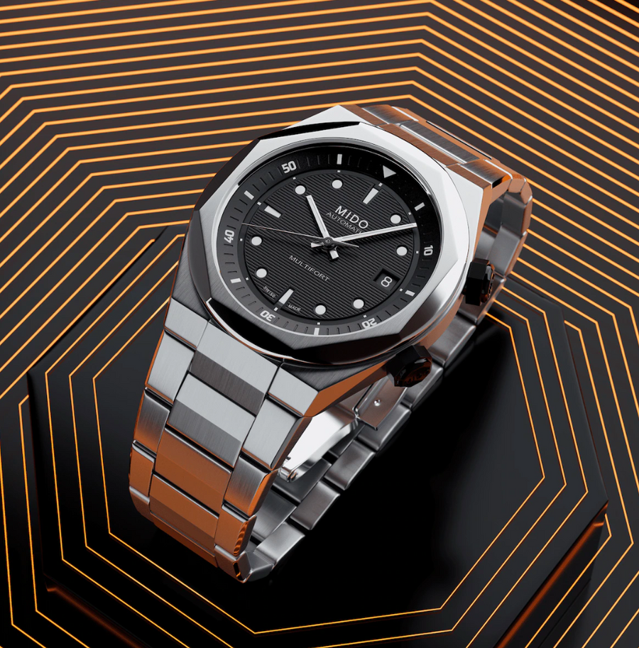 Mido Watches Multifort 8 Two Crowns M0475071105100 Upc Mido Watches Multifort 8 Two Crowns M0475071105100 Upc